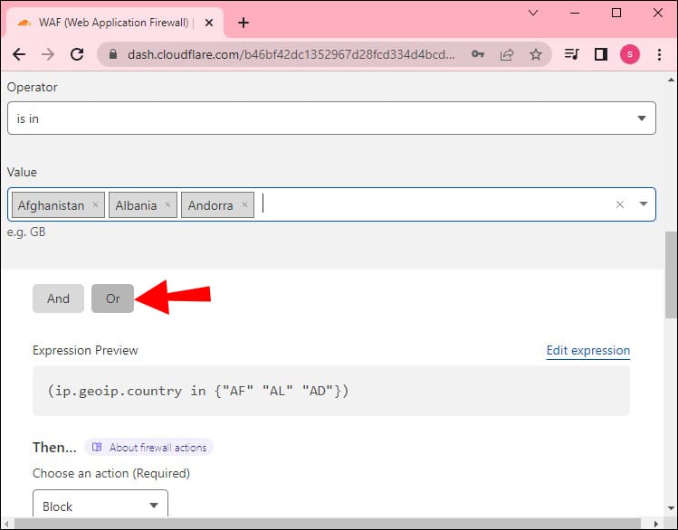 طريقة منع بلد في CloudFlare 71 62a076eaa4d68 طريقة منع بلد في CloudFlare