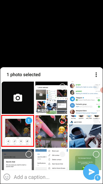 62a12d48a0c8e طريقة إرسال صورة ذاتية الحذف في تيليجرام