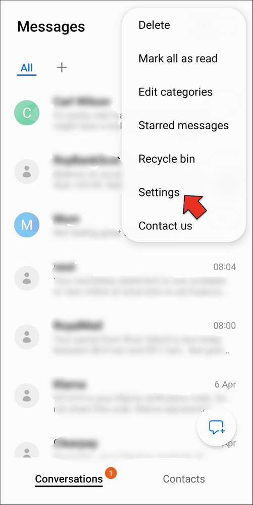 طريقة حظر الرسائل النصية من الأرقام غير المعروفة 72 62a3b4ae61e3b طريقة حظر الرسائل النصية من الأرقام غير المعروفة