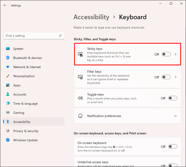 كيفية إيقاف ثبات المفاتيح على Windows أو Mac أو Chromebook 111 62e5687f1f631 كيفية إيقاف ثبات المفاتيح على Windows أو Mac أو Chromebook