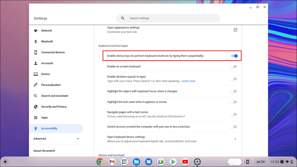 كيفية إيقاف ثبات المفاتيح على Windows أو Mac أو Chromebook 130 62e568b14709f كيفية إيقاف ثبات المفاتيح على Windows أو Mac أو Chromebook