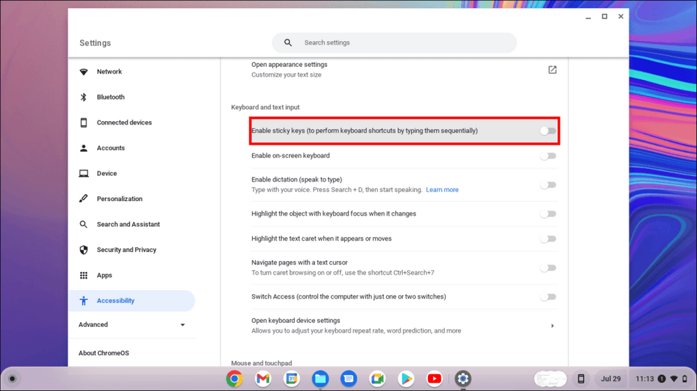 كيفية إيقاف ثبات المفاتيح على Windows أو Mac أو Chromebook 131 62e568b3741ac كيفية إيقاف ثبات المفاتيح على Windows أو Mac أو Chromebook