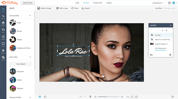 أفضل مواقع تصميم غلاف قناة يوتيوب 17 بيكمونكي
