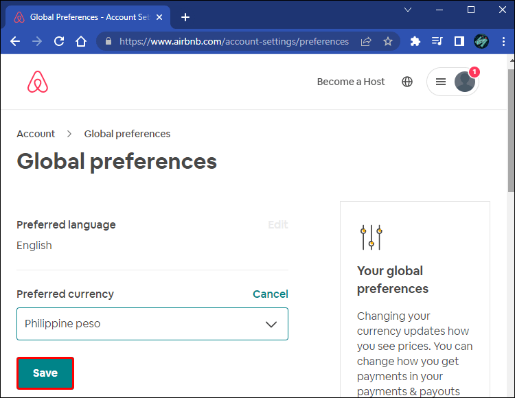 كيفية تغيير العملة في Airbnb 45 62e940c0586d2 كيفية تغيير العملة في Airbnb