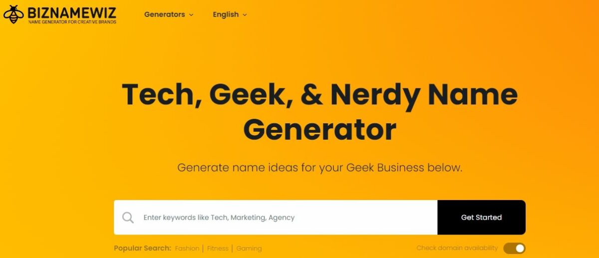 101+ أسماء فريق تقني مضحكة وذكية للعمل والمولدات لتصنيعها بنفسك 24 لقطة شاشة لـ biznamewiz team name generator