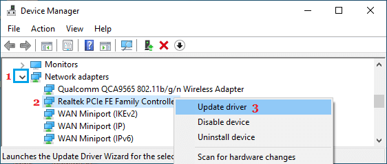 لا يحتوي Ethernet على خطأ تكوين IP صالح: كيفية الإصلاح؟ 47 Update Ethernet Adapter Driver
