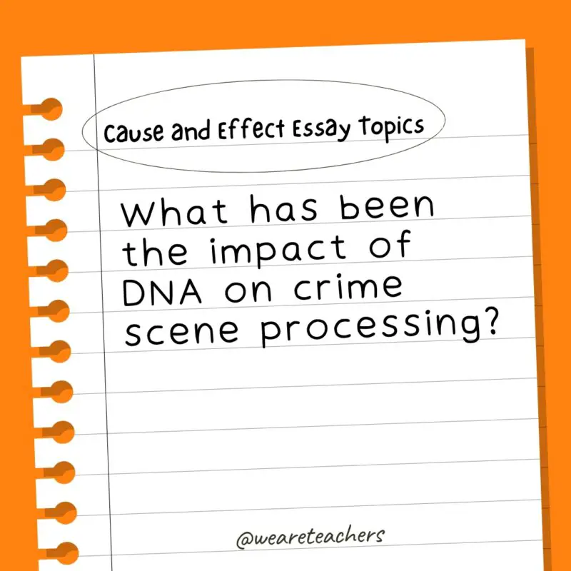 ما هو تأثير الحمض النووي على معالجة مسرح الجريمة؟