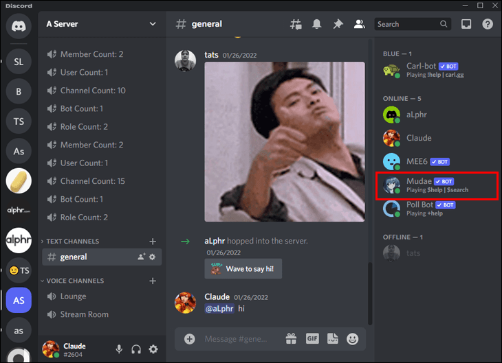 Discord 1 Comment ajouter des GIFs dans Mudae ?