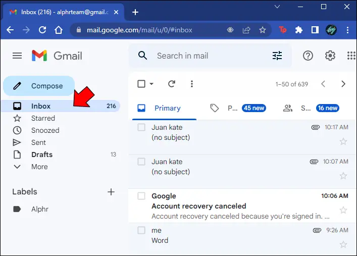 How to Archive All Emails in Gmail 1 1 Comment archiver tous les e-mails dans Gmail