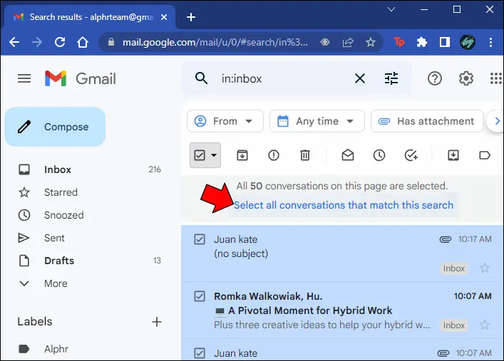 How to Archive All Emails in Gmail 4 1 Comment archiver tous les e-mails dans Gmail