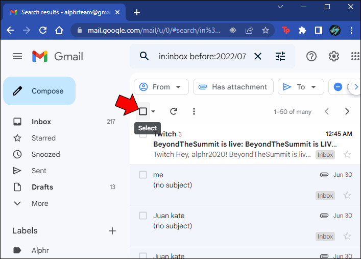 How to Archive All Old Emails in Gmail 4 1 Comment archiver tous les e-mails dans Gmail