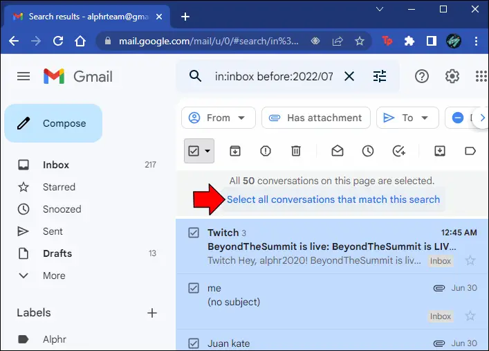 How to Archive All Old Emails in Gmail 5 1 Comment archiver tous les e-mails dans Gmail