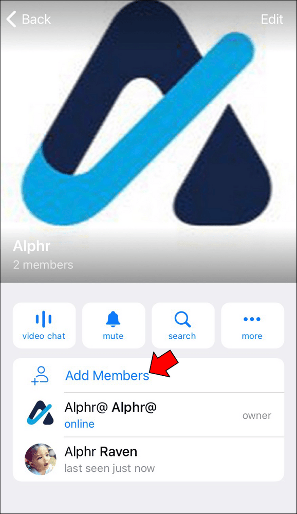 How to Create a Link in Telegram on an iPhone 4 1 Comment créer un lien vers un groupe dans Telegram ?
