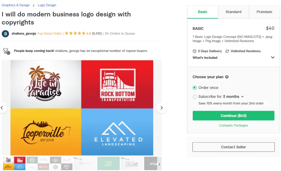 I will do professional modern business logo design with copyrights
