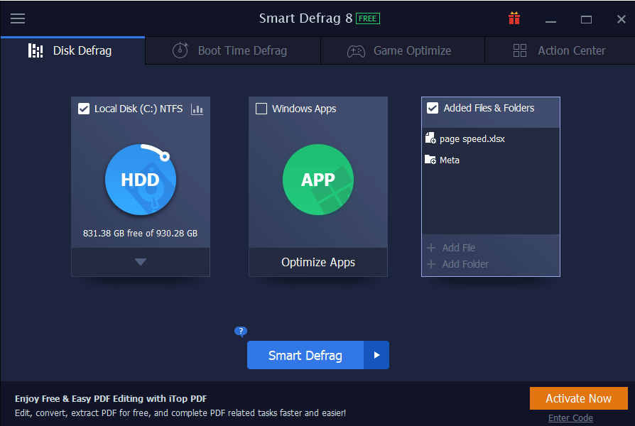 Disk Defragmenter Software