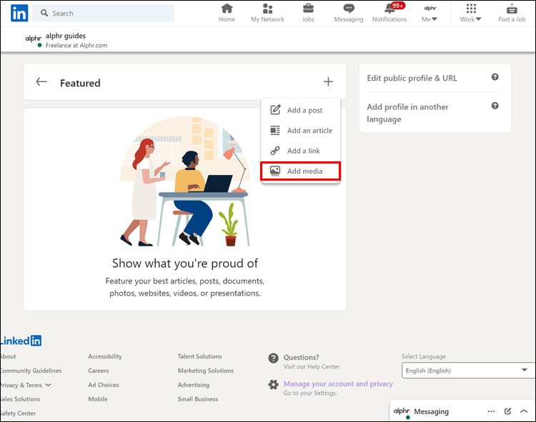 Linkedin CV Ekleme: Nasıl yayınlayabilirsiniz? 28 Linkedin 15 Linkedin CV Ekleme: Nasıl yayınlayabilirsiniz?