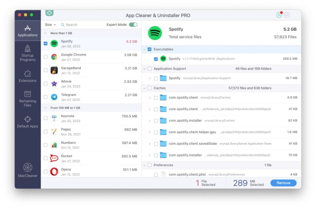 Nektony App Cleaner & Uninstaller