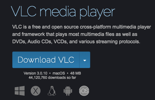 VLC Player'ı Chromecast'e Aktarma 1 VLC Top Menu