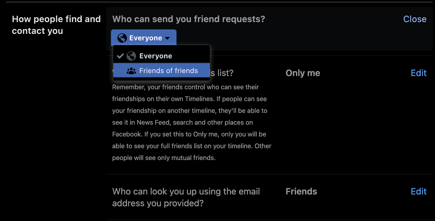 Screen Shot 2022 06 12 at 11.24.00 AM 1 Pourquoi l'option Ajouter un ami n'apparaît-elle pas dans Facebook ?