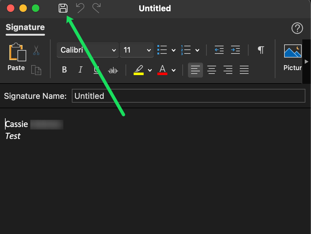 كيفية تغيير التوقيع في Outlook على الكمبيوتر والجوال 9 Screen Shot 2022 11 08 at 9.12.47 AM كيفية تغيير التوقيع في Outlook على الكمبيوتر والجوال