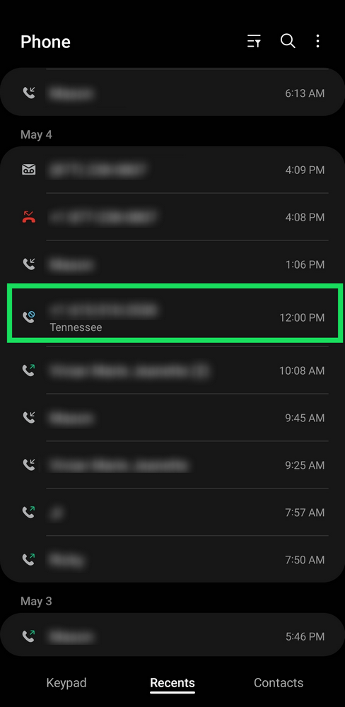 Screenshot 1562ce39e455d13 Comment découvrir l'identité d'un appelant inconnu ?