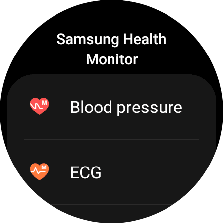 ضغط الدم على ساعة جالكسي 4