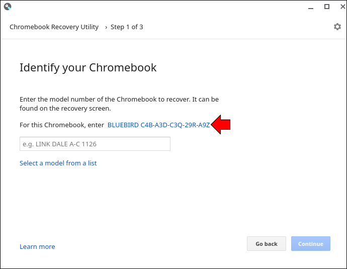Use Recovery Utility 5 Comment trouver le numéro de modèle d'un Chromebook ?
