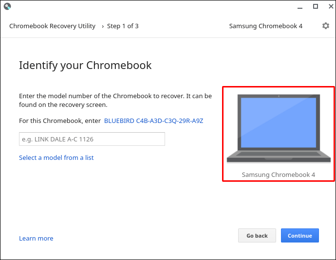 Use Recovery Utility 6 Comment trouver le numéro de modèle d'un Chromebook ?