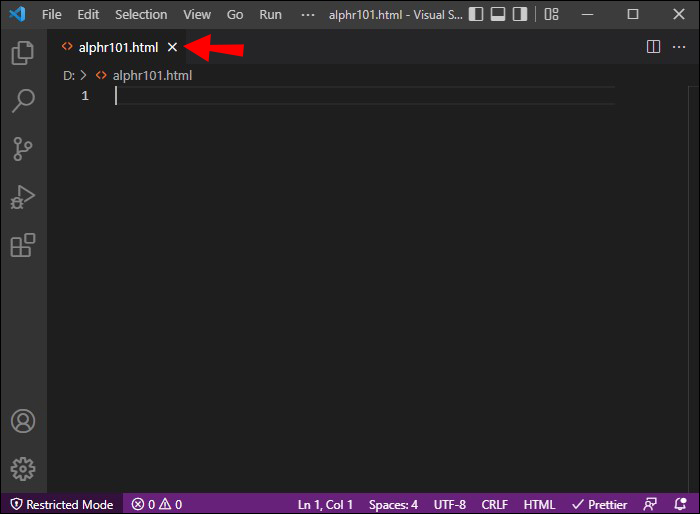 Comment ouvrir dans le navigateur à partir du code VS 2 Visual Studio Code 2 1 1 Comment ouvrir dans le navigateur à partir du code VS