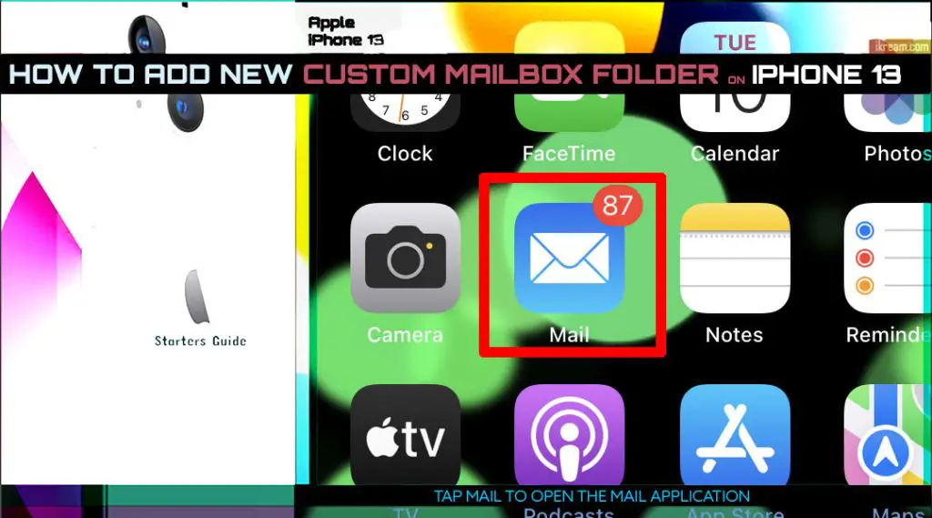 add custom mailbox folder iphone13 APP 1024x569 1 iPhone Mail Yeni Posta Kutusu Oluşturma/Ekleme