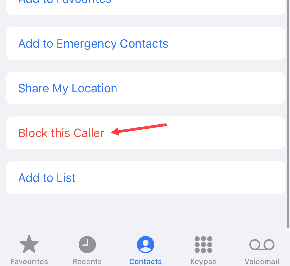 كيفية حظر مكالمات عدم وجود هوية المتصل على ايفون 15 allthings.how how to block no caller id calls on iphone image 20 كيفية حظر مكالمات عدم وجود هوية المتصل على ايفون