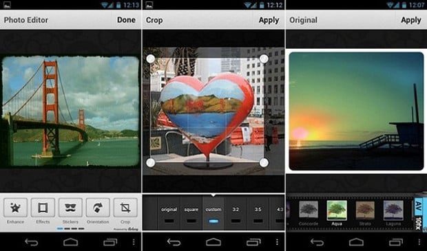aviary أفضل 5 تطبيقات مجانية لتصوير منتجاتك على الجوال