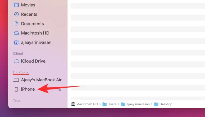backup iphone using finder on mac 5 a كيفية الوصول إلى الملفات على ايفون