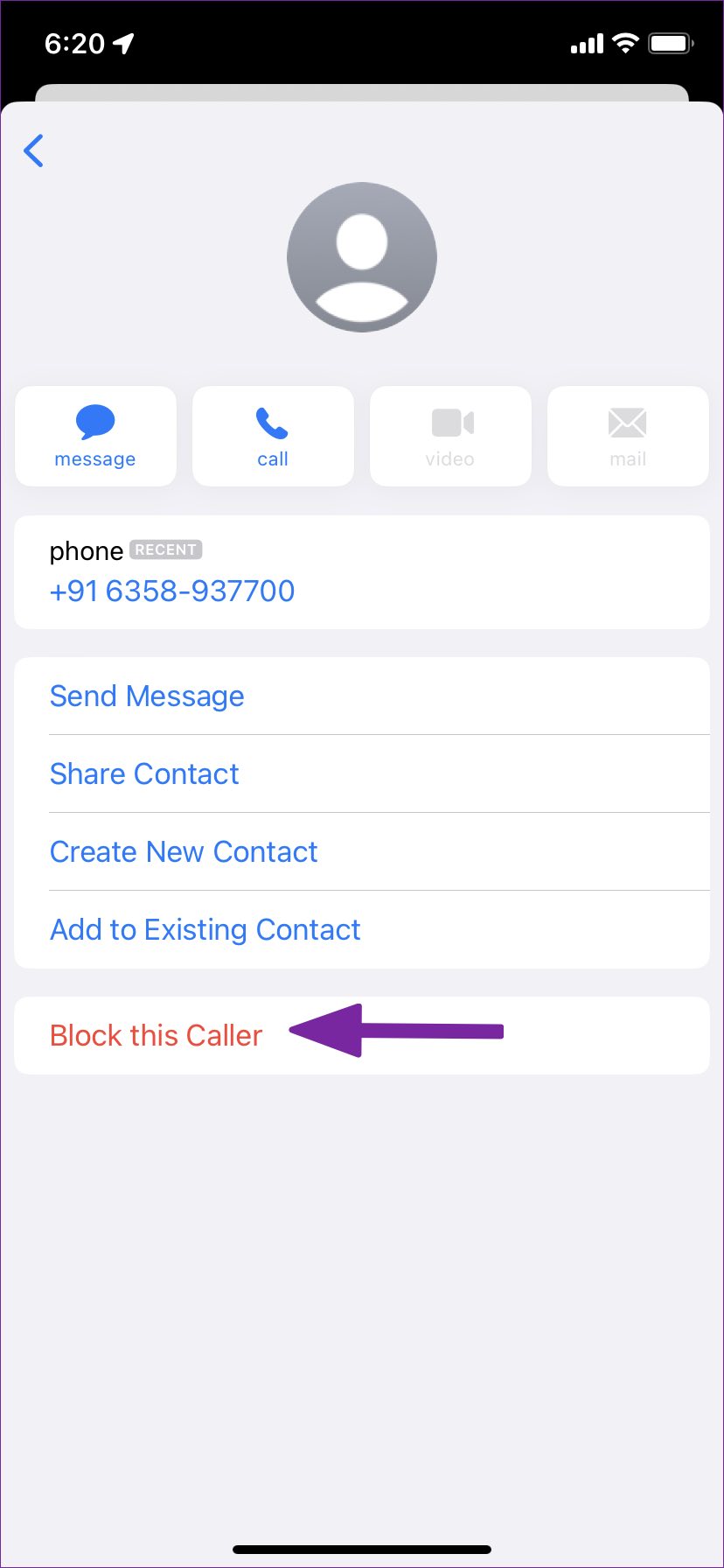 block unknown contact 1 Comment Bloquer Message sur iPhone!