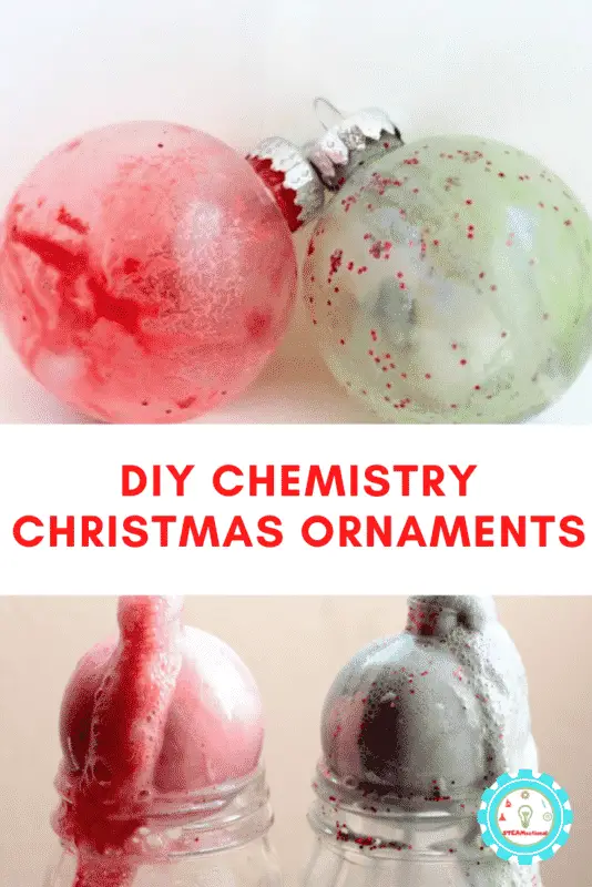 اجعل أنشطة عيد الميلاد الخاصة بك في عيد الميلاد تدوم عندما تصنع زخارف عيد الميلاد هذه باستخدام بيكربونات الصوديوم والتفاعلات الكيميائية للخل.
