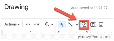 google docs shape tool