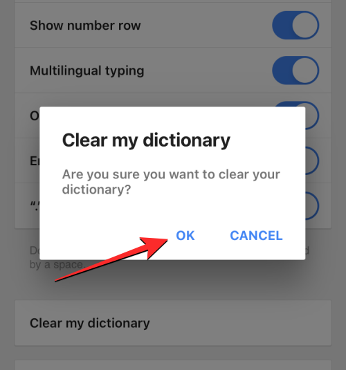 clear keyboard history on iphone 26 a كيفية مسح سجل لوحة المفاتيح على آيفون