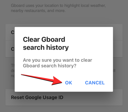 clear keyboard history on iphone 28 a كيفية مسح سجل لوحة المفاتيح على آيفون