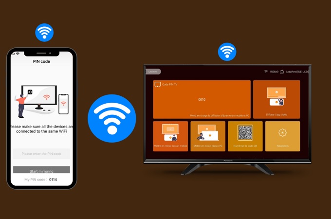 connect wifi same network Comment transférer des applications sur une TV Box Android ?