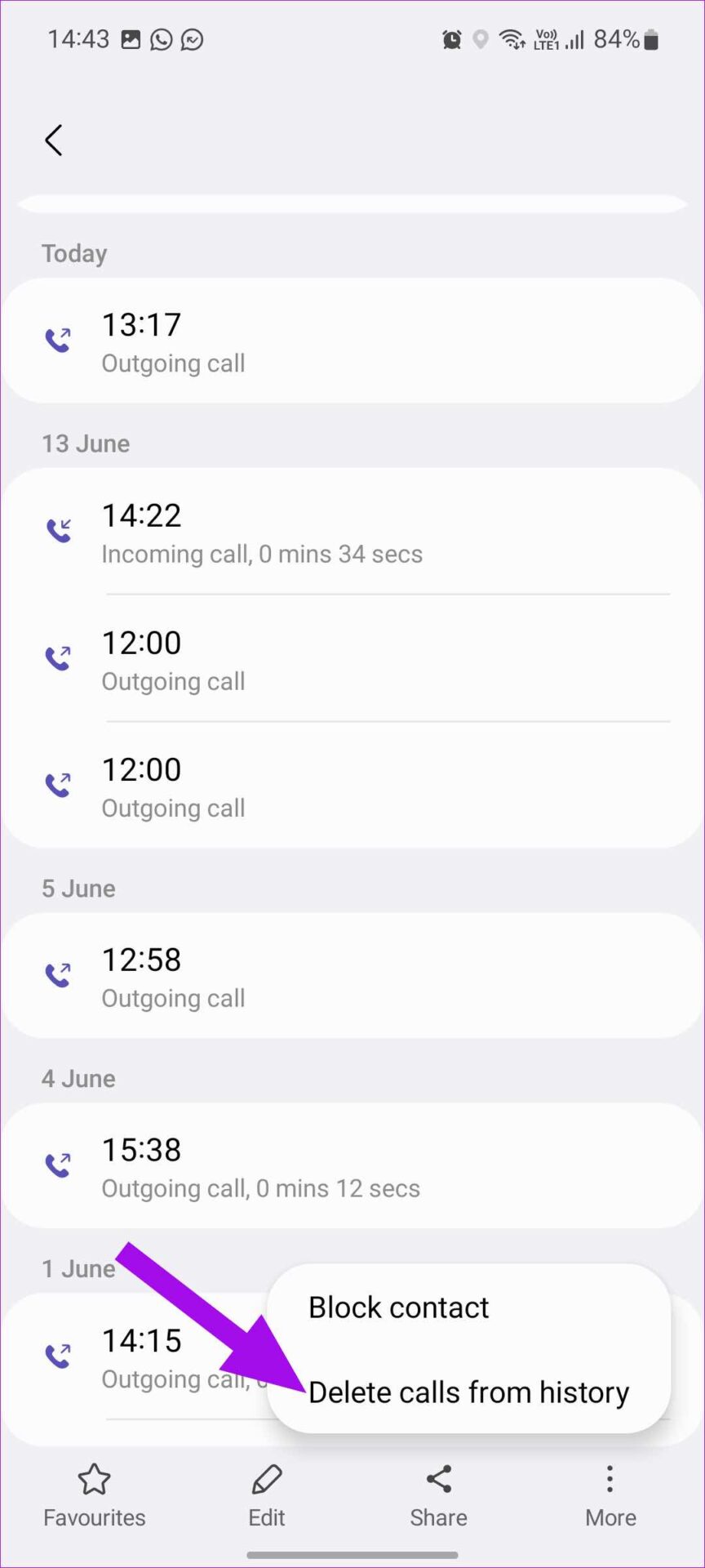 delete calls from history 1 Comment vérifier l'historique des appels d'un numéro sur Android ?