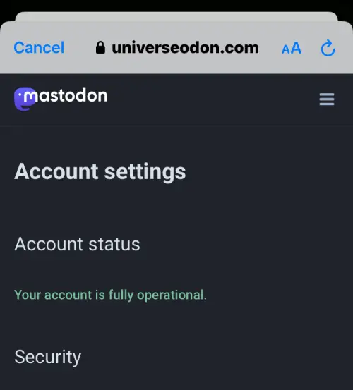 delete your mastodon account phone 11 a كيفية حذف حساب Mastodon الخاص بك