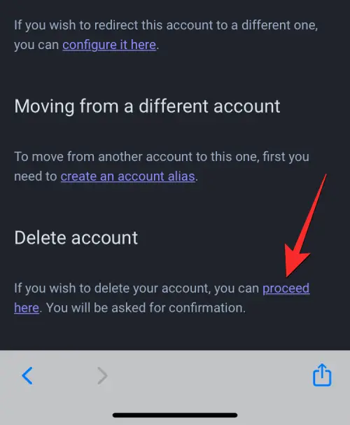 delete your mastodon account phone 12 a كيفية حذف حساب Mastodon الخاص بك
