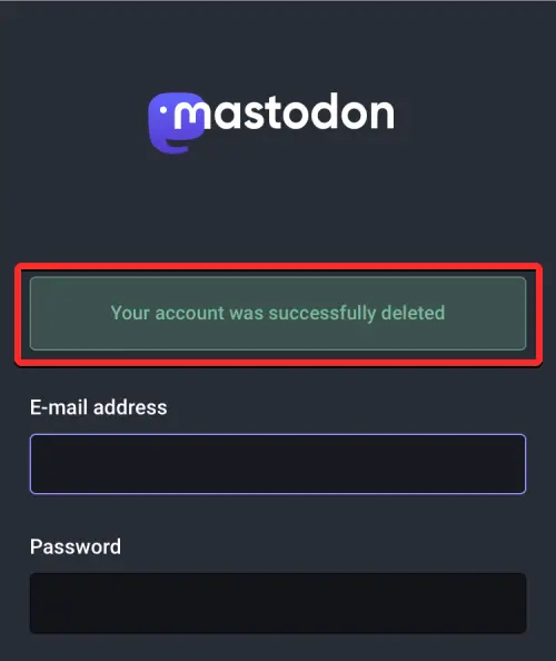 delete your mastodon account phone 19 a كيفية حذف حساب Mastodon الخاص بك