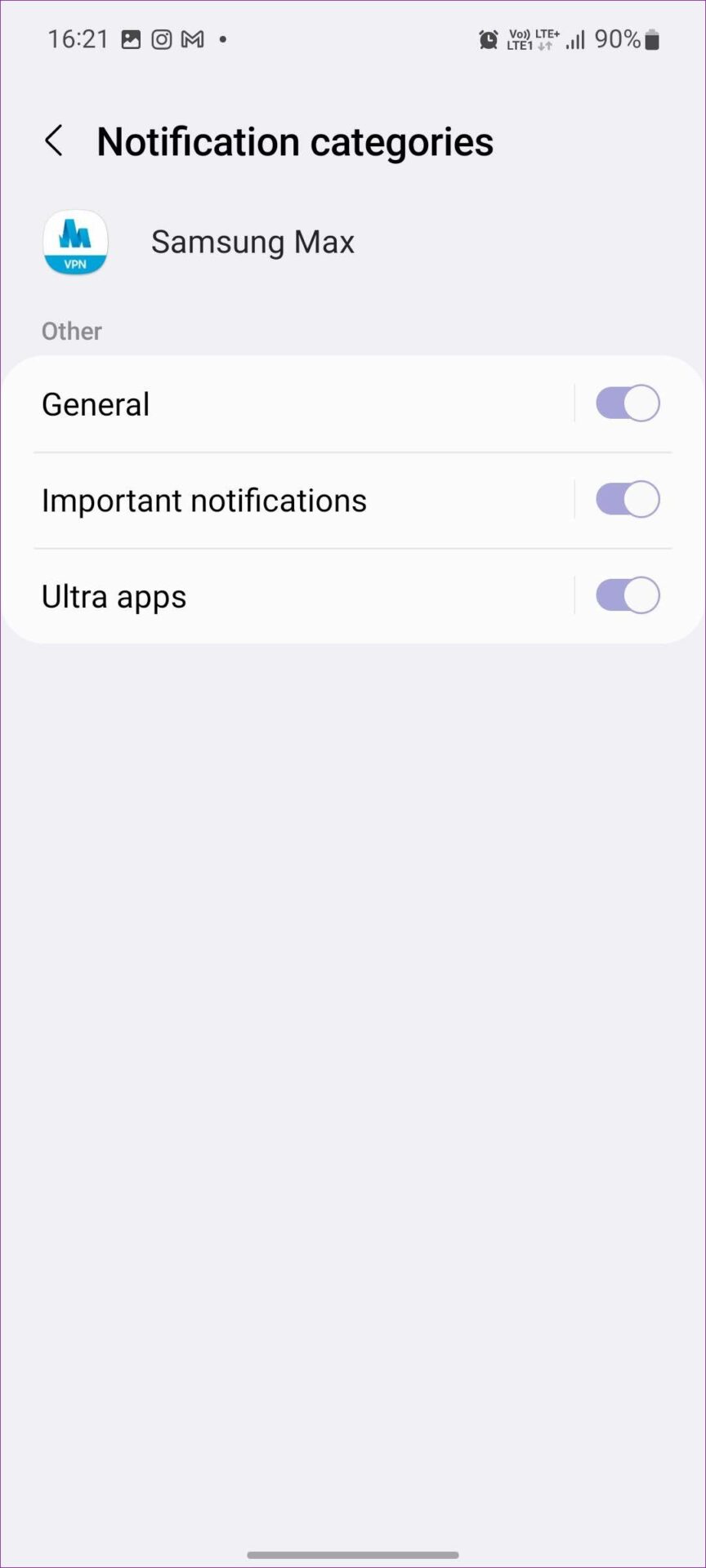 disable samsung max notifications 1 Supprimer Samsung Max sur l'écran de verrouillage pendant le chargement