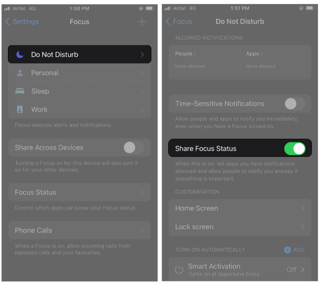 Obtenez plus de concentration avec la réponse automatique aux mesages sur l'iPhone