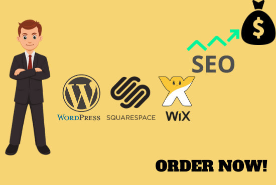 give SEO service for wix, wordpress or squarespace websites
