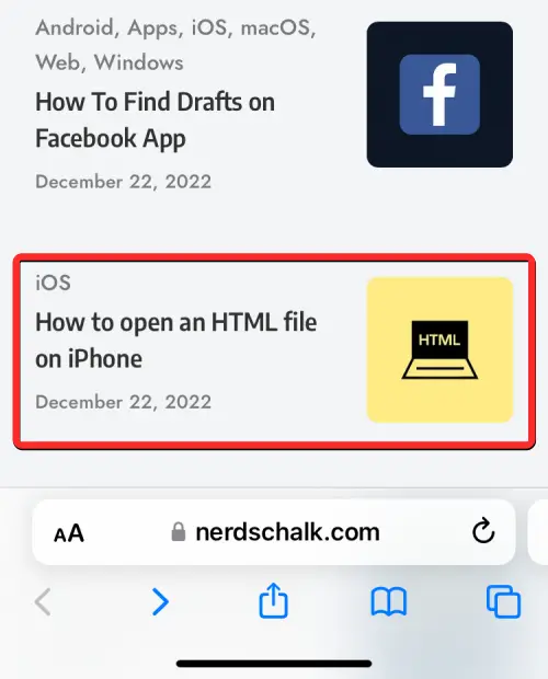 download a page as html 3 a كيفية تنزيل صفحة HTML على آيفون