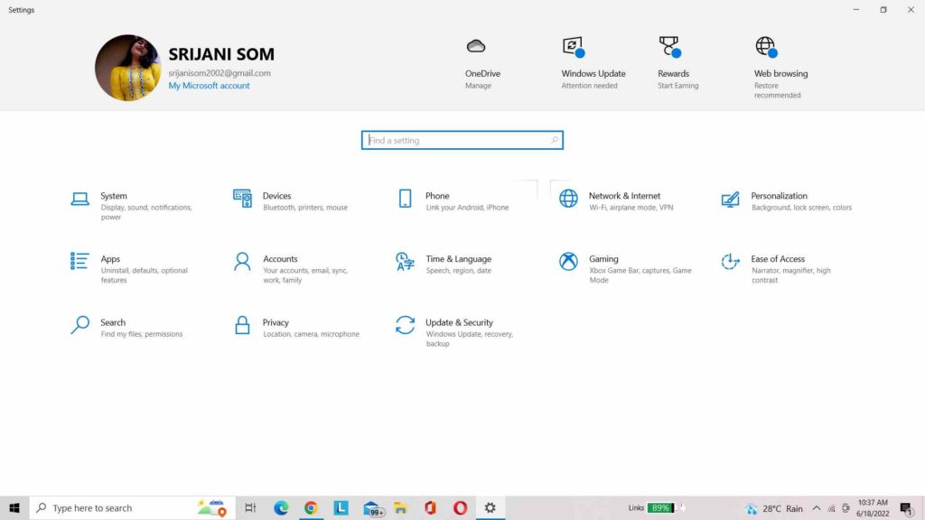 Comment afficher l'historique des activités sur un PC Windows 10 10 find-settings