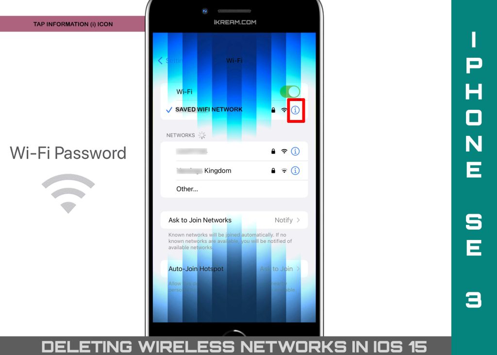 iPhone Wi-Fi Ağı Nasıl Silinir 6 forget wifi network iphone se 3 INFO 1024x731 1 iPhone Wi-Fi Ağı Nasıl Silinir