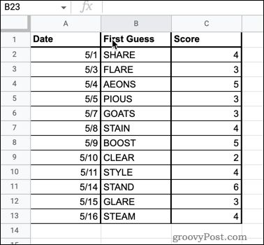 Comment supprimer les lignes vides dans Google Sheets 12 Deleted rows in Google Sheets